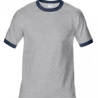 SKT034 Blue/gray FA295 short-sleeved men's T-shirt 76600 T-shirt quick print breathable T-shirt supplier T-shirt price 45 degree